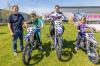 Diese Kissinger Familie sagt: „Die ganze Familie ist bei uns motorradbegeistert.“ Auch die nächste Generation ist schon am Start. Im Bild sind (von links) Robert, Fabian, Robert junior und Franzi Sturm zu sehen.