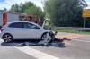 Beide am Unfall beteiligten Autos mussten abgeschleppt werden.