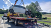Beide am Unfall beteiligten Autos mussten abgeschleppt werden.