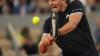 Alexander Zverev bei einem Rückhandschlag.