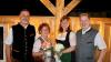 Thomas Paar, Schützenkönigin Eva Esterer, Vereinsmeisterin Katharina Schäfer und Schützenmeister Hansjörg Schäfer (von links).