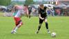 In der Nachspielzeit besiegt der TSV Krumbach um Jannik Knöpfle (links) den FC Grün-Weiß Ichenhausen, hier am Ball Aaron Schäbel.