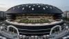 Das Stadion des TSV Schwabmünchen hat die Form eines Burgers und genügt sicher höheren Ansprüchen.