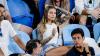 Auch Freundin Sophia Thomalla (M) und Kumpel Marcelo Melo (r) sind oft in Zverevs Box. (Archivbild)