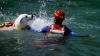 Auch Hunde helfen nach Badeunfällen bei der Rettung aus dem Wasser.