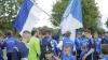 Der FSV Großaitingen (blaue Trikots) schlägt die SG Hurlach/Obermeitingen und steigt in die Kreisklasse auf.
