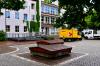Sind wegen eines defekten Rohres nicht mehr in Betrieb. DIe Brunnen am Rathaus.