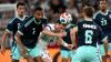 «Wir Jungen sind hungrig.» Auch Aleksandar Pavlovic (l) und Felix Nmecha (r) symbolisieren den Umbruch im DFB-Team. Vorne die erfahrenen Jonathan Tah (l) und Kapitän Joshua Kimmich (r) im Einsatz gegen Finnland. (Archivbild)