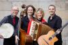 Das Orchestra Mondo kommt nach Graben: Stefan Baldauf (von links), Dennis Wendel, Anja Baldauf und Raffael Müller.