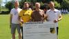 Georg Glas (1. Vorstand), Julian Böhm (Abteilungsleiter Fußball), Thomas Kleist, Tobias Kramer (2. Vorstand)