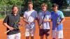 Die jungen C-Lizenz-Trainer: Vincent Huber, Felix Neudel, Leander Felitz und Adrian Schaule.