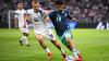 Jung, schnell und umworben: Nathaniel Brown (r) in Aktion beim 4:0 gegen Finnland. (Archivild)