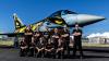 Bei der Airshow Aviaticka Pout im tschechischen Hradec Králove wurde das Neuburger Eurofighter-Team um Pilot "Noble" gleich zweifach ausgezeichnet. Hier vor dem „Castle-Tiger“.