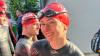 Die Harburger Triathletin Anja Stimpfle vor dem Start des 70.3 Ironman in Kraichgau. Am Ende freute sie sich über den 14. Platz ihrer Altersklasse.