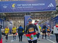 Der Augsburger Thomas Buchta hat mit dem Boston-Marathon seine Six-Star-Serie vollendet.