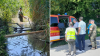 Um Umweltschäden in der kleinen Donau möglichst abzuwenden, hat sich die Feuerwehr in das Ölproblem tief reingekniet. Mit vier weiteren Behörden und Einrichtungen musste sie sich absprechen.