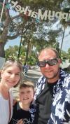 Familienausflug zu dritt: Vater Stephan Schlageter, Mutter Nicole und Sohn Sion.