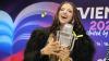 Die Gewinnerin des 70. Eurovision Song Contest (ESC), Dara. Nach dem Boykott einiger Länder gab es weniger Zuschauer beim ESC-Finale. (Archivbild)