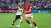 Müller macht's: Marie Müller (l) traf zum 1:0.