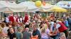 Bei leckeren Street-Food-Spezialitäten konnte man auf dem Gabelbacher Dorfplatz schlemmen. Für die Verköstigung sorgten die Mitglieder der Musikkapelle Gabelbach.