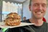 Gabelbach, Dorfplatz, 2. Street Food Night der Musikkapelle Gabelbach, Pulled Pork Burger