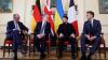 Diese vier Staats- und Regierungschefs treffen sich nicht zum ersten Mal um über den Ukraine-Krieg sprechen. (Archivbild)