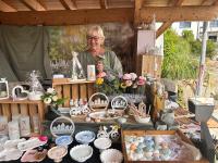 Manuela Kohlpaintner bezauberte mit kleinen Geschenkideen und Dekorationsstücken.