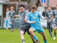 Vom FC Ehekirchen zum VfR Neuburg: Mittelfeldakteur Leon Lauber (rechts).
