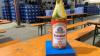 Symbolischer Pokal im Zeichen des Bieres: die goldene Juliusflasche.