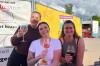 Unterwegs auf dem Schlemmerfest: Selina Wegmann (30), Sophie Rebel (27) und Jaqueline Schmid (28) probieren sich durch das neue Weinangebot.