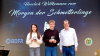 Bei der Preisverleihung (von links): Linda Weißgerber, Lias Metzger und Dieter Scholz.