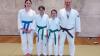 Auf dem Bild: Emilie Glogger, Elias Cakal, Marie Cakal und Christian Grumbein.
