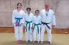 Auf dem Bild: Emilie Glogger, Elias Cakal, Marie Cakal und Christian Grumbein.