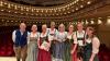 Im 150-köpfigen "Bavarian Carmina Choir", der vor einigen Tagen in der Carnegie Hall in New York auftrat, waren auch acht Sängerinnen und Sänger aus dem Landkreis Landsberg vertreten (von rechts): Jennifer Hampel, Michael Sigl, Sylvia Stegmüller, Heike Gerl (alle Dießen), Stephan Bastian (Windach), Corinna Finster, Anita Kirsch (beide Dießen) und Albrecht Proebst (Pürgen).