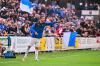 Spezielle Kulisse: Aichachs Trainer Markus Kurzhals beim Relegationsspiel in Affing.