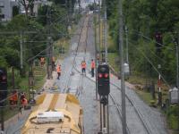 Am Dillinger Bahnhof wurden in den vergangenen Tagen zwei Weichen erneuert. Anwohner mussten mit einigem Lärm zurechtkommen.