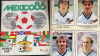 Alte Panini-Schätze wie das Sammelheft und die Klebebildchen von der WM 1986 in Mexiko.