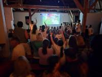 Tor für Deutschland! Wie hier gegen Dänemark im Achtelfinale der EM 2024 findet auch dieses Jahr wieder Public Viewing im „Canada“ in Obermauerbach statt.