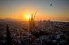 Ein Blick auf die Basilika der Sagrada Família in Barcelona. Der Festgottesdienst mit dem Papst soll am Mittwoch im gesamten Stadtgebiet live übertragen werden.