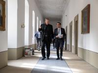 Auf dem Weg: Markus Söder (links) hat Klaus Holetschek als neuen Chef der Hanns-Seidel-Stiftung vorgeschlagen.