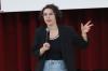 Kulturwissenschaftlerin Theresa Ulbricht regte mit ihrem Vortrag die zwölfte Jahrgangsstufe des THG Nördlingen zum Nachdenken an.
