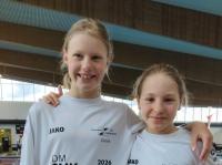 Erfolgreiche Schwabmünchnerinnen: Chiara Schießler (links) und Nelly Söllner.