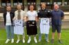 Haben in der kommenden Saison beim FC Ehekirchen das sportliche Sagen: (Von links) Simon Schmaus (Abteilungsleiter), Max Seitle (Co-Trainer), Jonas Halbmeyer (Trainer), Moritz Maiershofer (Co-Trainer) und Markus Bissinger (Abteilungsleiter).