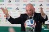 Gianni Infantino spricht in Mexiko-Stadt vor Medien.