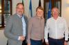 Die neue Führungsriege der Gemeinschaftsversammlung der Verwaltungsgemeinschaft Thannhausen (von links): Balzhausens Bürgermeister Tobias Mayr, Thannhausens Bürgermeister Alois Held und Münsterhausens Bürgermeister Erwin Haider.