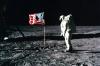 Was konnte seine Ober- und Unterbekleidung damals? Apollo 11-Astronaut Edwin „Buzz“ Aldrin bei der ersten Mondlandung 1969.