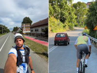 In acht verschiedenen Ländern ist Lazaros Kotanidis auf seiner Reise nach Athen mit dem Rennrad unterwegs.