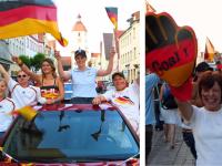 Gibt es wieder ein Sommermärchen? 2006 war der Jubel in der Dillinger Königstraße nach dem Viertelfinalsieg der deutschen Elf gegen Argentinien groß.