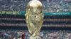 Ein überdimensionaler WM-Pokal wurde enthüllt.