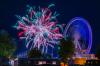 Ein farbenfrächtiges Feuerwerk hat es am Donnerstagabend auf der Mess' gegeben.